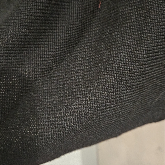 CALVIN KLEIN Black Buckle-Detail Turtleneck Poncho. Size S/M NWT - Picture 5 of 16